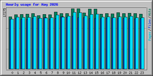 Hourly usage for May 2026